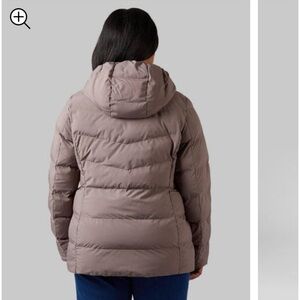 Women's Taupe Puffer Jacket